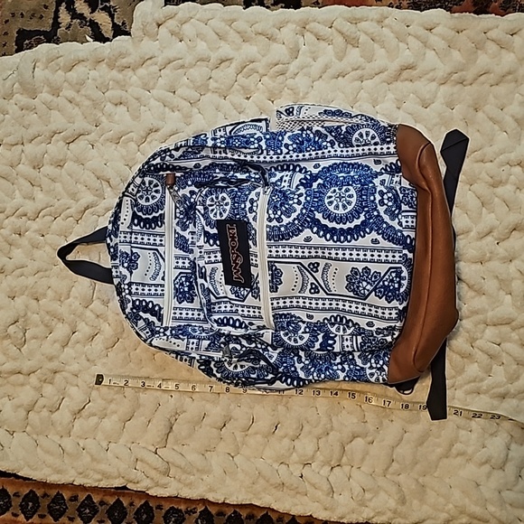 Jansport | Bags | Gorgeous Large Jansport Cobalt Blue And White ...